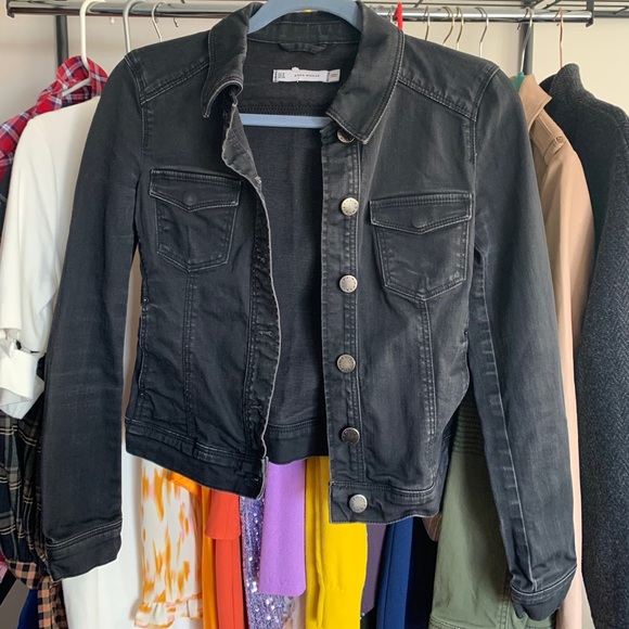 Zara Jackets & Blazers - 🖤Zara Black Jean jacket 🖤